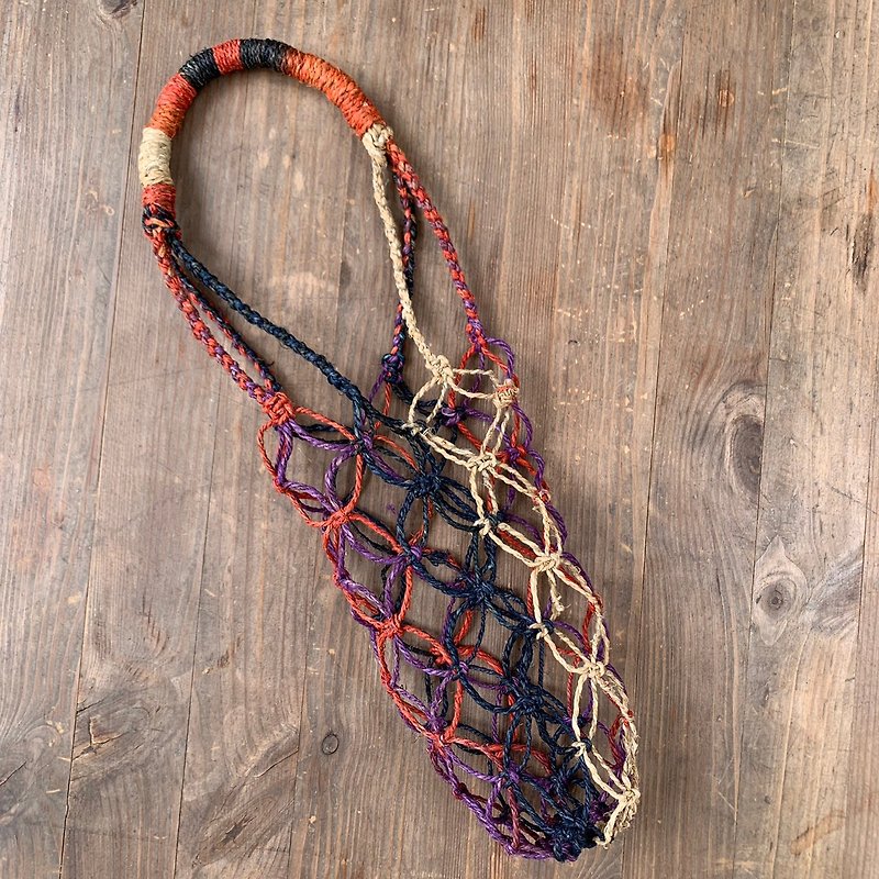 Woven container bag strong - Beverage Holders & Bags - Cotton & Hemp Multicolor