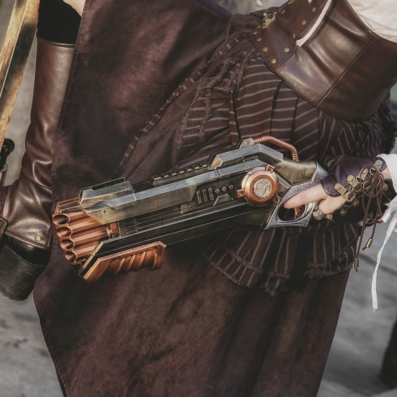 蒸汽朋克 OW守望先鋒 cosplay 原創 霰彈槍 散彈槍 擺件模型 - 其他 - 其他金屬 多色