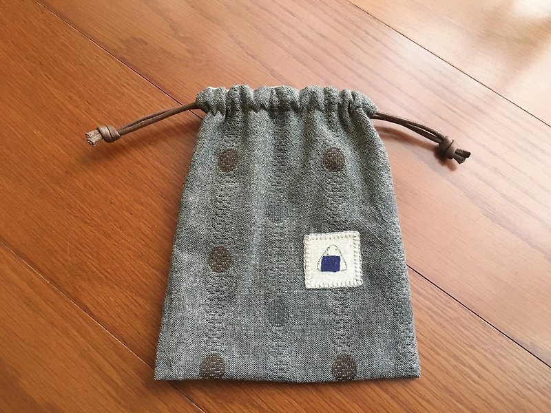 Small rice cluster beam pocket - อื่นๆ - ผ้าฝ้าย/ผ้าลินิน สีเทา