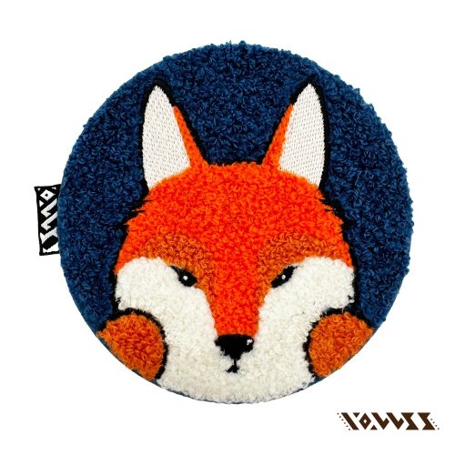 WasangShow 花生騷 【森林動物系列】狐狸刺繡杯墊