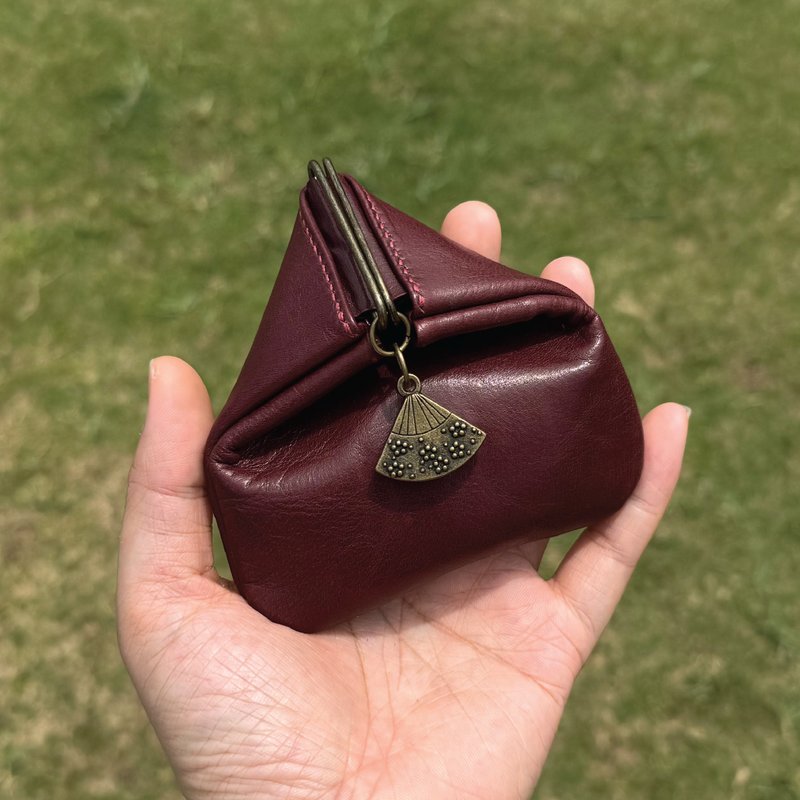 【零錢包/散銀包】小牛皮系列/日系和風設計/可愛收納包 - 零錢包/小錢包 - 真皮 多色