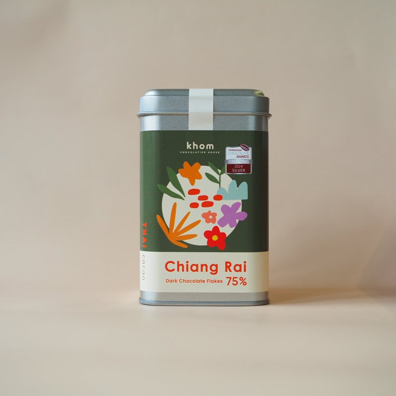 Thai chocolate flakes (can) - CHIANG RAI ORIGIN - 巧克力 - 新鮮食材 綠色