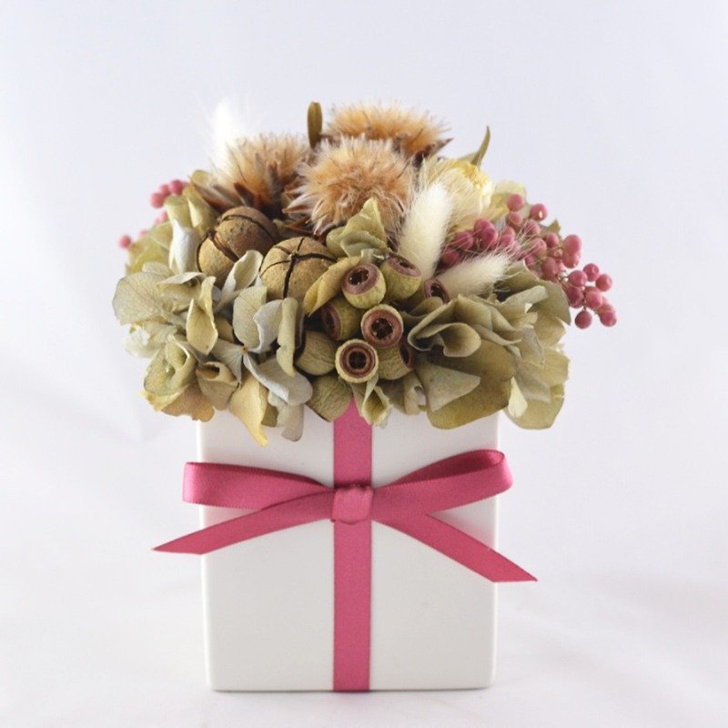 Country Shepherdess Flower Ceremony Dry Flower Potted Plant - Dried Flowers & Bouquets - Plants & Flowers 