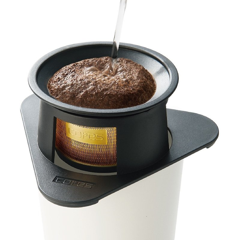 Cores Single Gold Filter Cup | Classic Black - Coffee Pots & Accessories - Stainless Steel Black