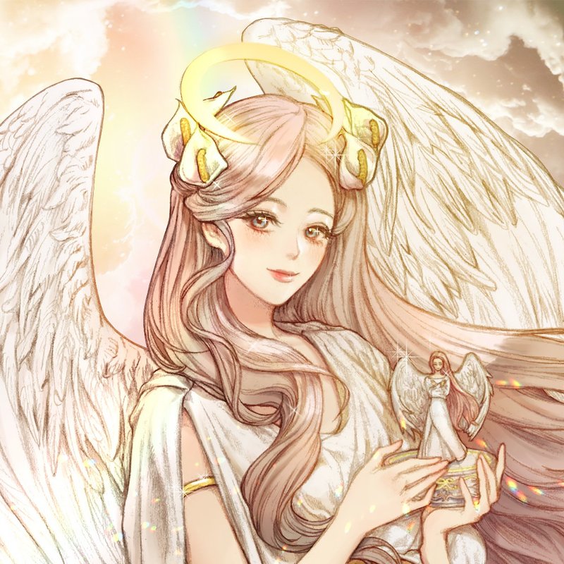 Angel Orgel sticker (7color) - 貼紙 - 紙 