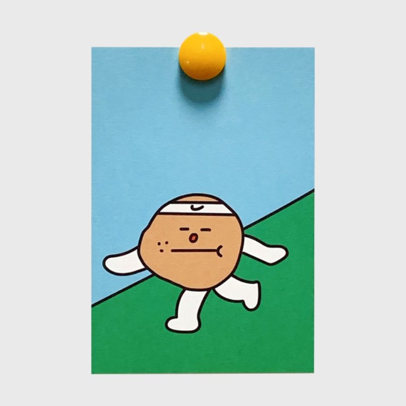 SASIM 走るPOPO イラストポストカード - はがき・メッセージカード - 紙 