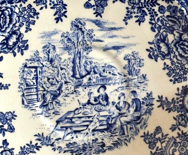 40231-フランスアンティーク K&G LUNEVILLE ティーカップ