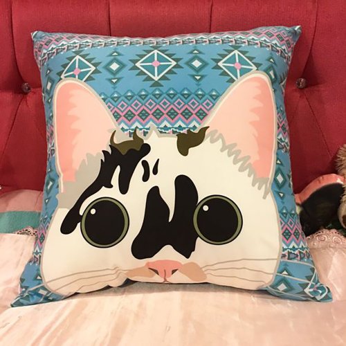 VV Pet 客製化寵物紀念品 客製化可換枕套抱枕-43cm