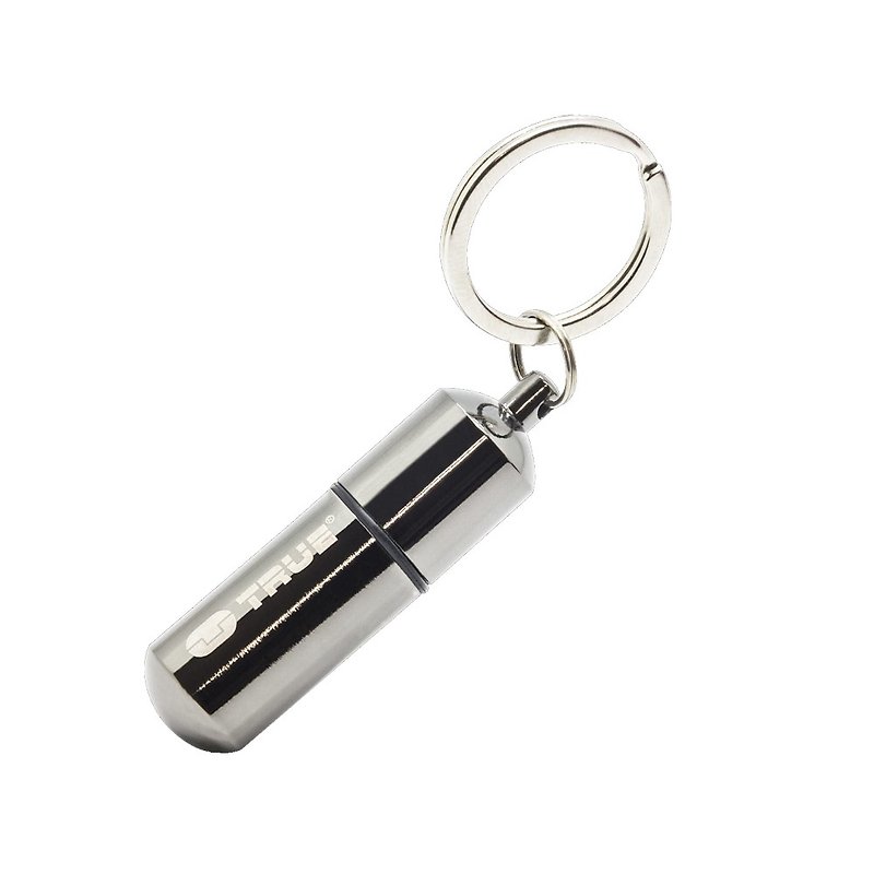 【True Utility】英國多功能輕巧打火機鑰匙圈FireStash(吊卡) - 鑰匙圈/鎖匙扣 - 其他金屬 銀色