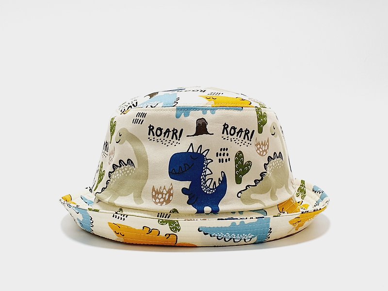 [HiGh MaLi] Classic fisherman hat-is a cute dinosaur - Hats & Caps - Cotton & Hemp Multicolor