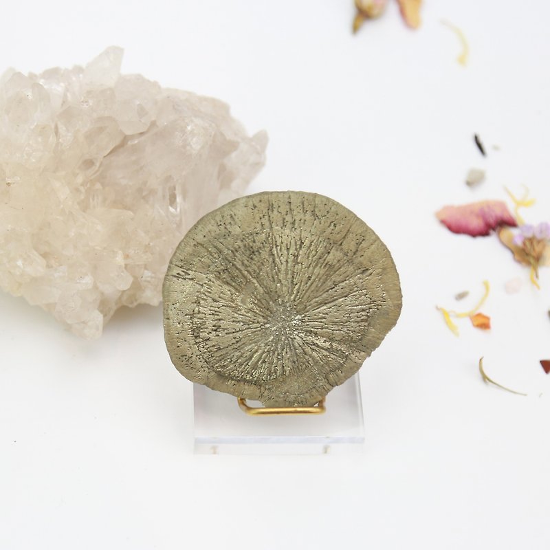 Pyrite Sun Crystal Healing - Items for Display - Crystal Gold