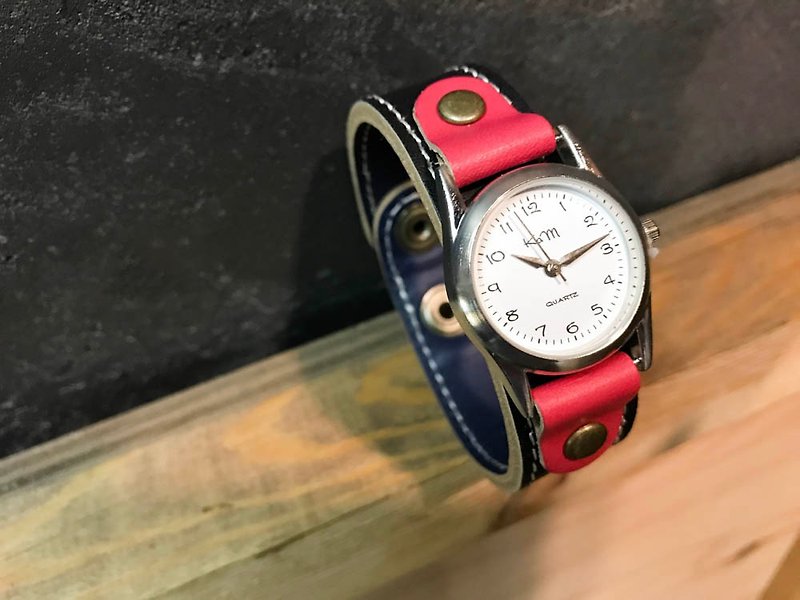 STITCH A watch that you want to wear every day Stitch Run Watch Unisex OK SRW-KNR-WA - Women's Watches - Genuine Leather Black
