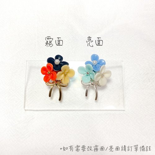 shiro フラワーピアス、ボディフラワー、パールシールセット