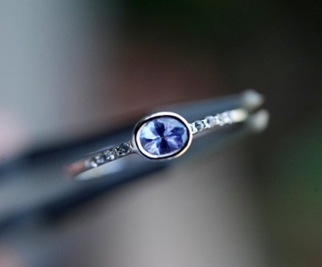 すぐ届く★良質ゾイサイト★Tanzanite★シルバーリング1633 宝石 良質ゾイサイト☆Tanzanite☆シルバーリング1633 - 【Funky