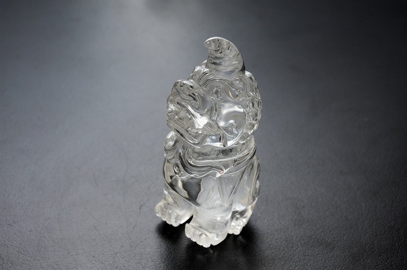 白水晶貔貅  礦石/水晶/靈修/開運/招財/破煞/防小人 - 擺飾/家飾品 - 水晶 
