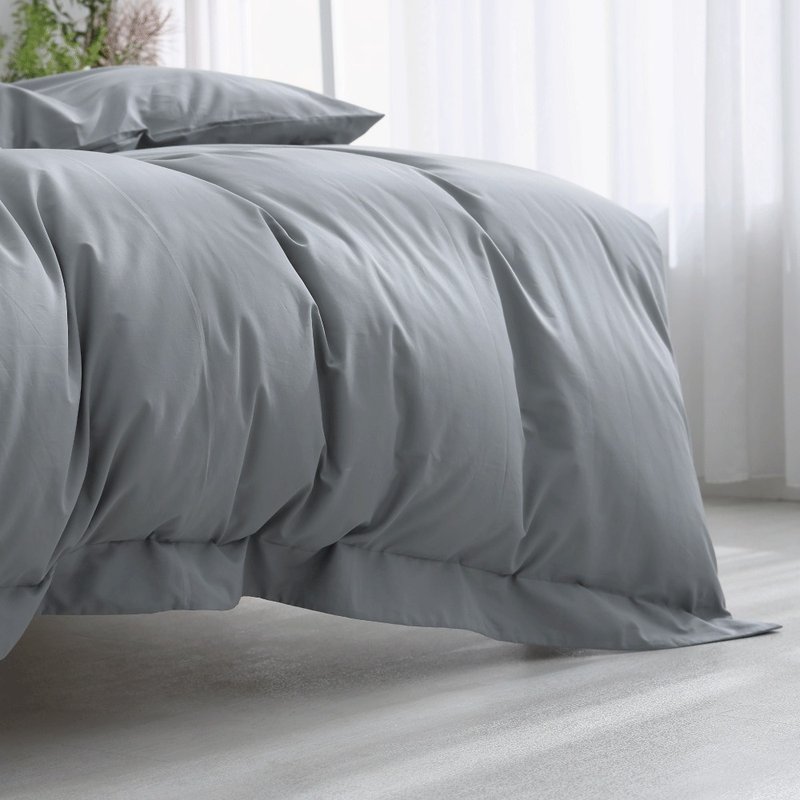 Good Relationship HAOKUANXI | Night Gray Iron Tower-Soft Long Fiber Cotton Quilt Cover - เครื่องนอน - วัสดุอีโค สีเทา