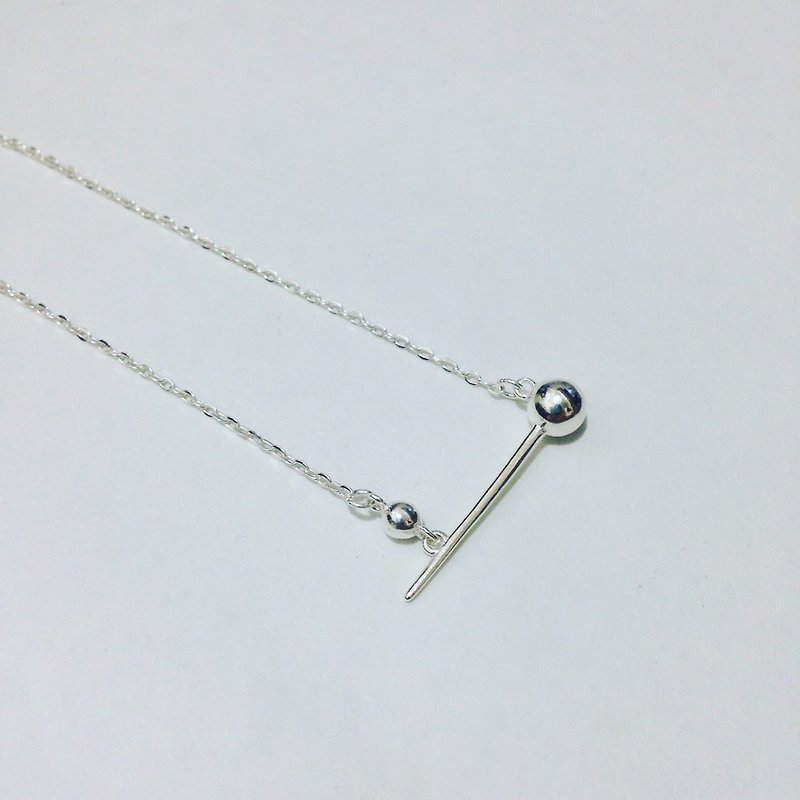 balanced relationship .925 silver necklace - Necklaces - Other Metals Silver