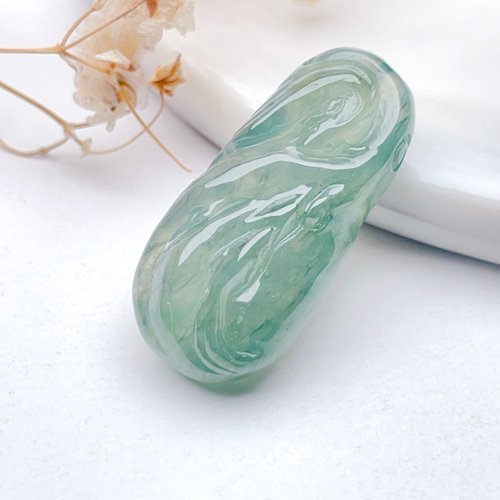 瓔珞珠寶盒 E.L.Jewelry Box 冰綠種翡翠吊飾 | 天然緬甸玉翡翠A貨