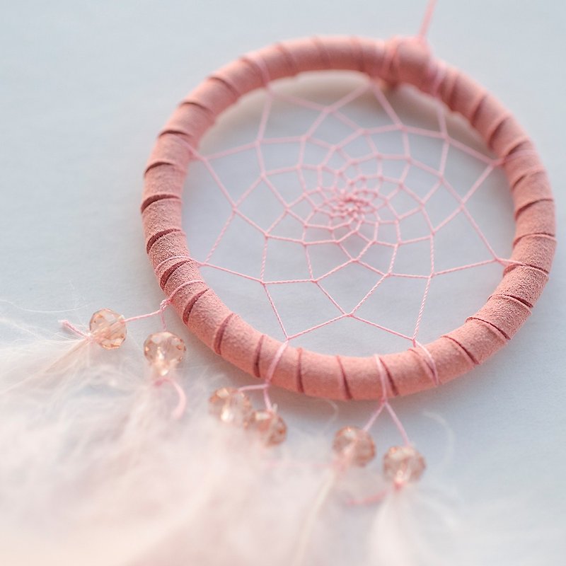 Dream Catcher Material Pack 8cm (with instructional film) - Coral Red (Minimalism) - Other - Other Materials Pink