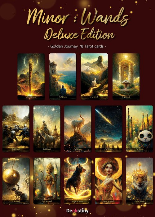 Golden Journey Tarot : Deluxe Edition - Shop Deckstiny, the tiny 