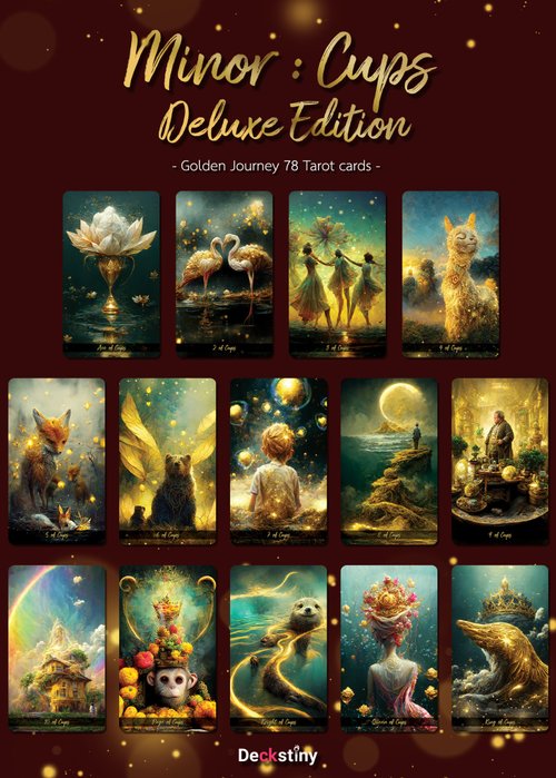 Golden Journey Tarot : Deluxe Edition - 設計館Deckstiny, the tiny 