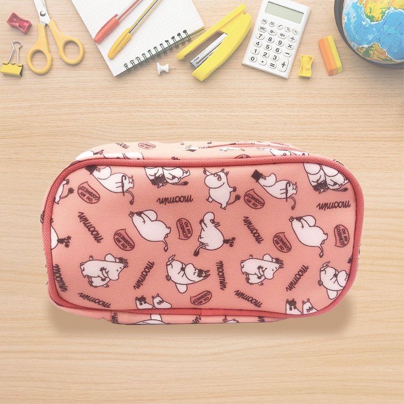 【MOOMIN】Large Capacity Storage Bag Pencil Case Storage Bag Pen Belt Cosmetic Bag - กล่องดินสอ/ถุงดินสอ - วัสดุอื่นๆ 