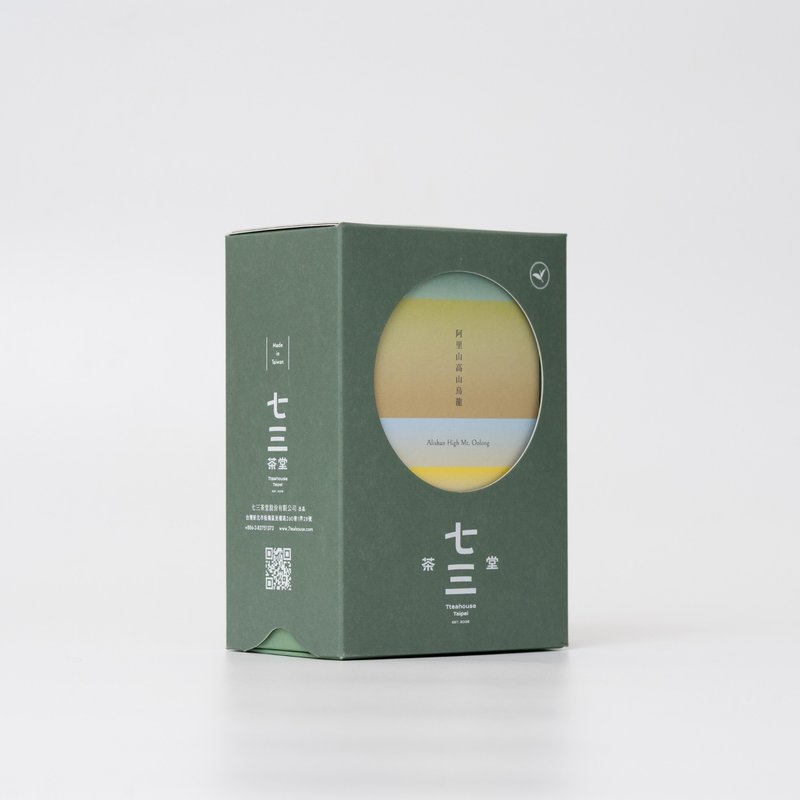 七三茶堂 精品原葉丨阿里山高山烏龍 75g–精裝盒 - 茶葉/茶包/水果茶 - 紙 綠色