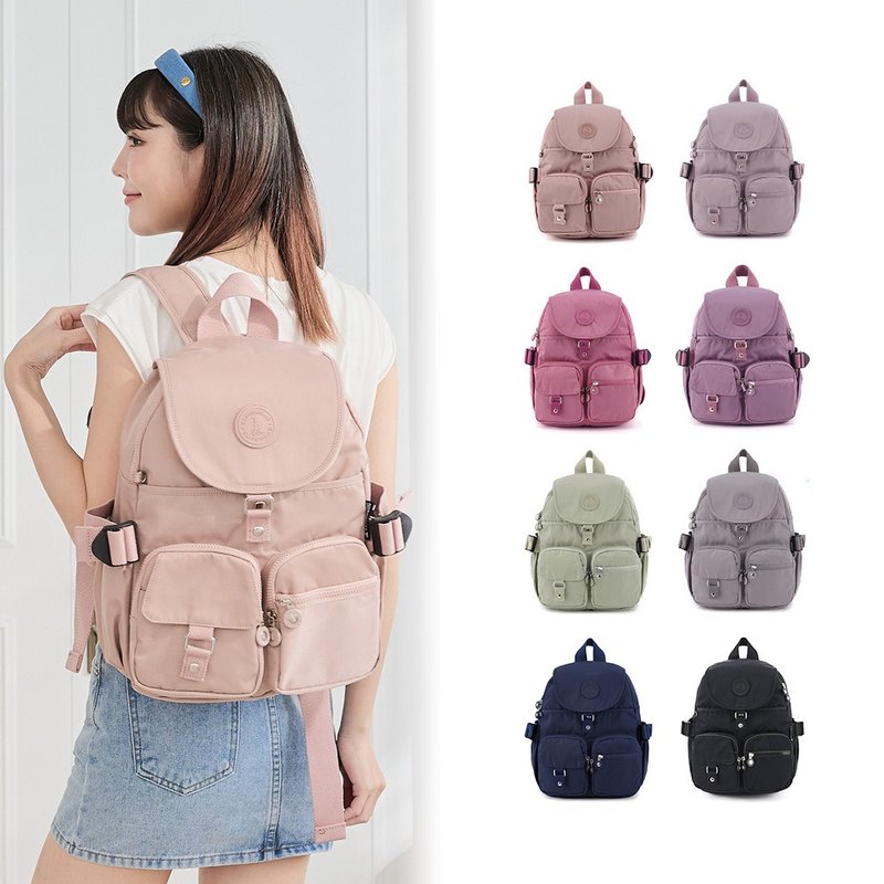 [Best Selling Plain Color] Time Traveler - Intellectual oversized backpack with slip pocket - eight colors in total - กระเป๋าเป้สะพายหลัง - ไนลอน หลากหลายสี