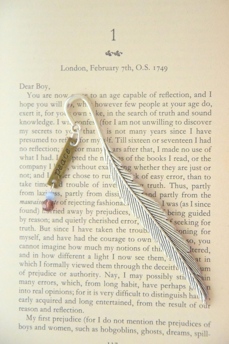 Peaceful Moment Handmade Bookmark - Bookmarks - Other Metals 