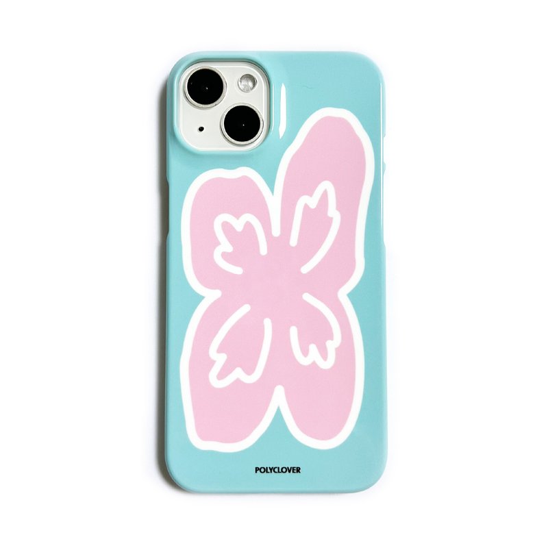 pale flower hard phone case pink - Phone Cases - Plastic Pink