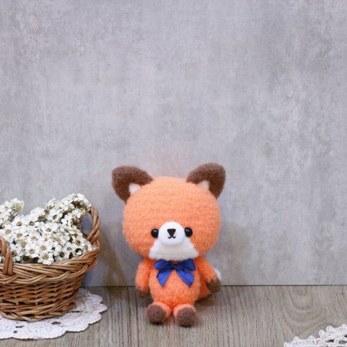 Cat tail貓尾巴 毛毛款-狐狸娃娃。寶寶沙龍。吊飾。鑰匙圈