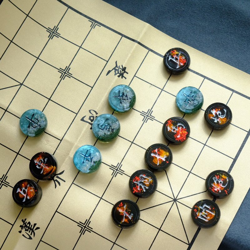 【戰火與和平】中國象棋- War and Peace Chess 将棋 by ETPLANT - 桌遊/牌卡 - 樹脂 透明