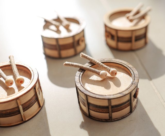 模擬スネアドラムペンダントキーホルダー音楽手作りギフト