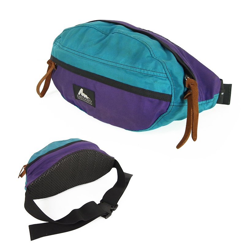A‧PRANK:DOLLY ::Brand Gregory American-made lake green spell purple purse (B806018) - กระเป๋าแมสเซนเจอร์ - วัสดุกันนำ้ สีเขียว