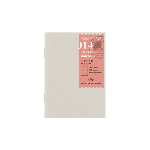 TRAVELER’S COMPANY Traveler's Notebook PA 補充包 點點方格 014