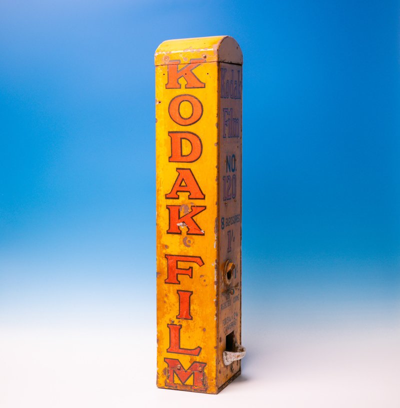 桑惠商號 Kodak 柯達 美國 1940s 鐵製 底片販賣機 A004 - 其他家具 - 其他金屬 橘色