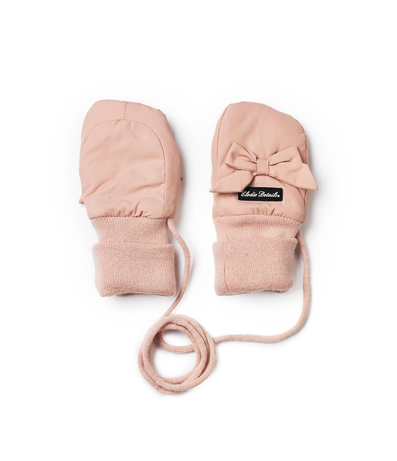 【瑞典ELODIE DETAILS】防風防水兒童保暖手套 POWDER PINK - 手套/手襪 - 聚酯纖維 粉紅色