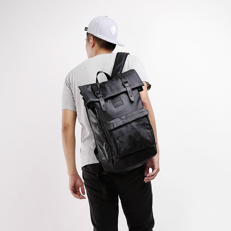 2017 Evolution Edition RITE Double Pack ║ Flight Bag (L) - Black Crocodile ║ - Backpacks - Other Materials Black