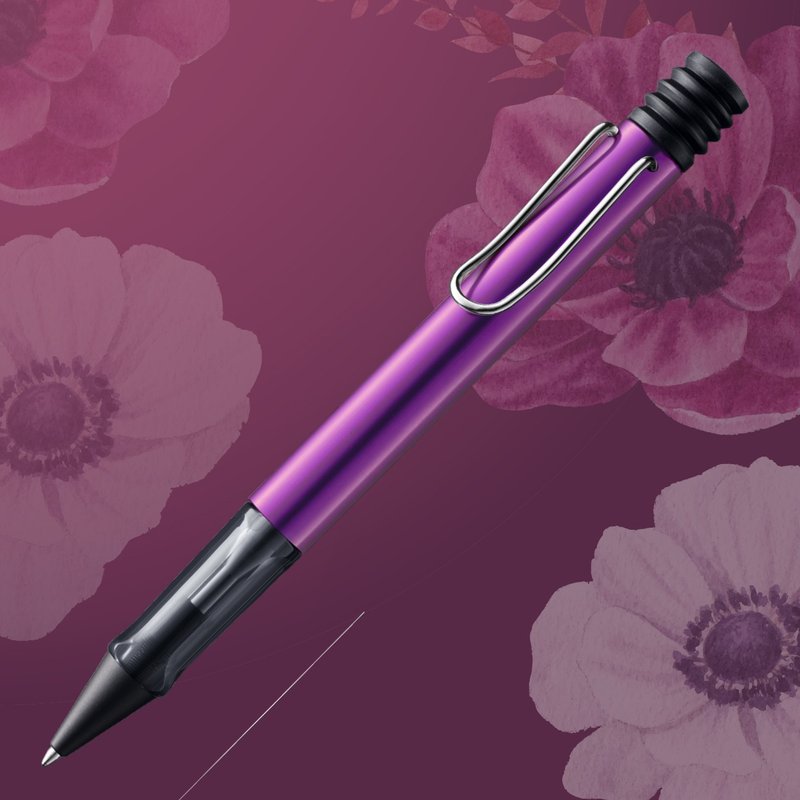 LAMY AL STAR lilac  限量 原子筆 筆袋禮盒 - 紫丁香 - 原子筆/中性筆 - 鋁合金 紫色
