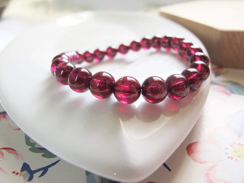 Purple Stone 6.8mm [Purple Yawu] Girls’ best friend increases charm and affinity - Bracelets - Crystal Purple