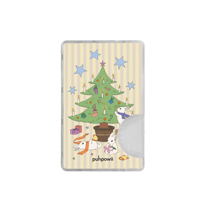 Wish Rabbit's Christmas(yellow) MagSafe Card Pack - 手機配件 - 其他材質 黃色