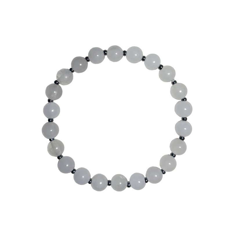 Cloud Dancer Gemstone Bracelet 042 - 手鍊/手環 - 珍珠 白色
