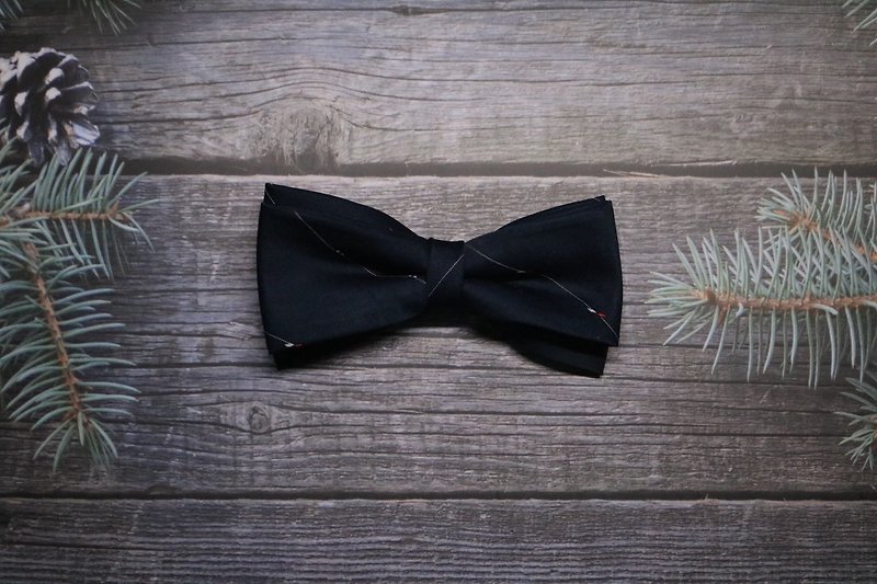 Bridegroom's casual double layer wedding tie - Bow Ties & Ascots - Silk Blue