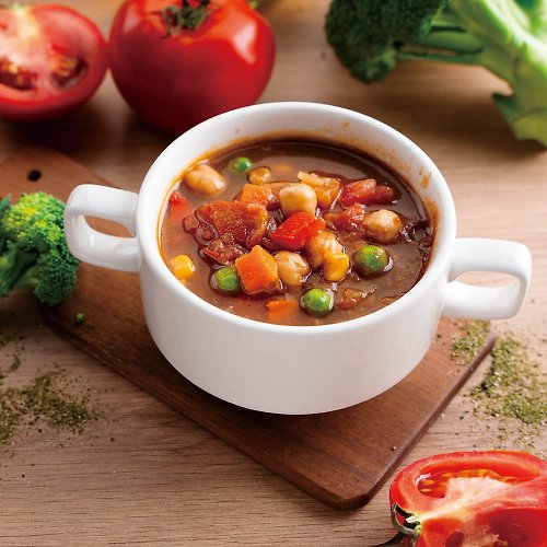 蘭揚食品 西西里番茄鷹嘴豆燉湯220g-植物五辛素