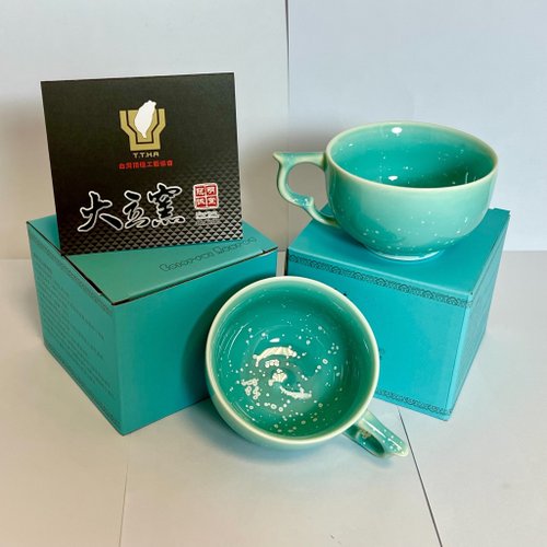 大立窯 Colorful 探索系列 碧波 咖啡杯(200cc 款-1入/盒)