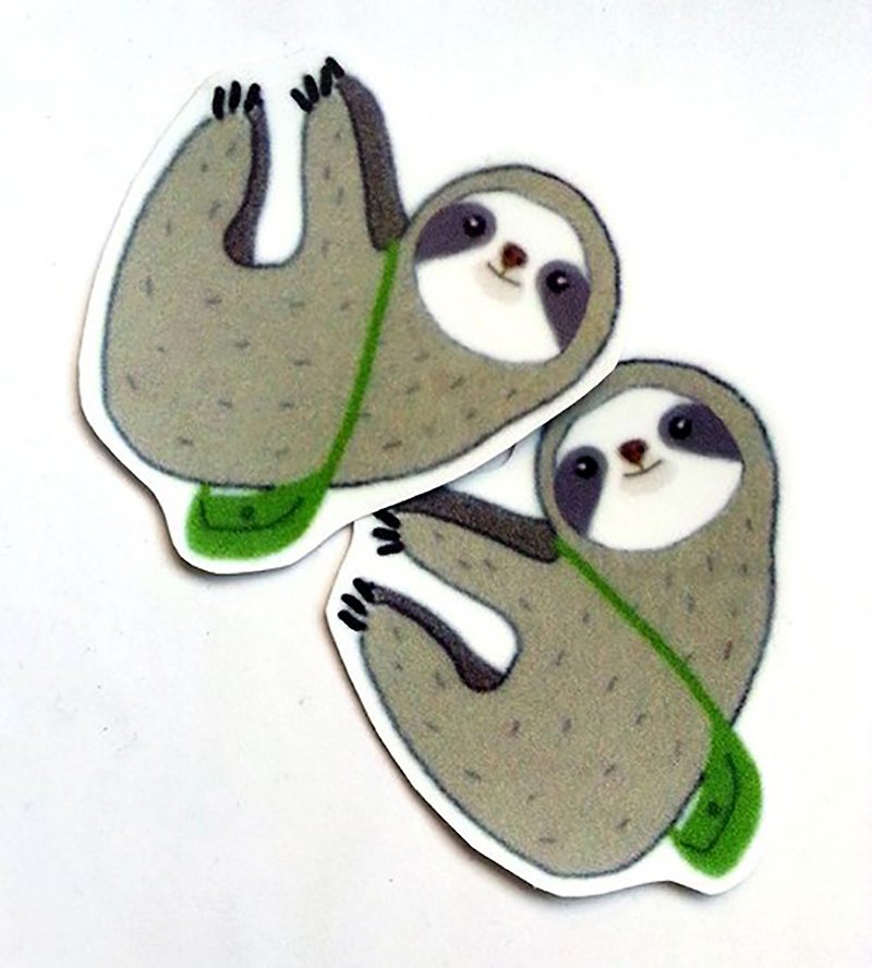 Sloth waterproof sticker - สติกเกอร์ - กระดาษ 