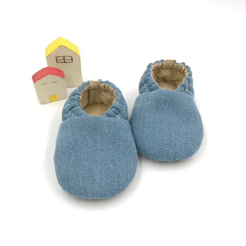 Denim - Beginners/Growth/Walkers - Baby Shoes - Cotton & Hemp Blue
