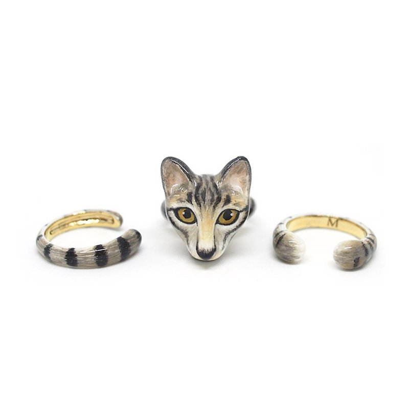Cat Ring Set Collection - 戒指 - 其他金屬 多色