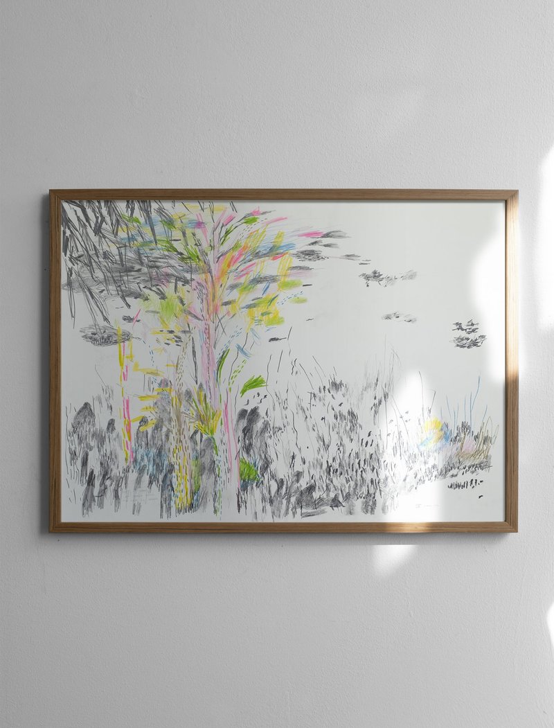 Linda Holmer - Swedish artist designed poster VANDRINGEN POSTER - โปสเตอร์ - กระดาษ หลากหลายสี