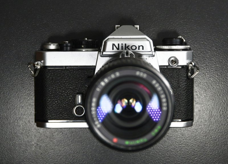 [Classic Antique] Nikon FE (1978) 35-105mm f3.5 film camera - กล้อง - โลหะ 